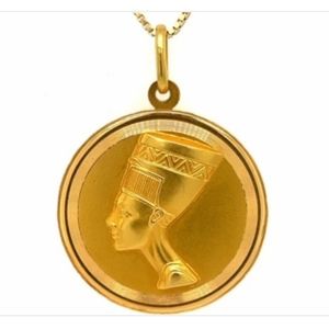 18K 👑 Queen Nefertiti of Egypt Pendant